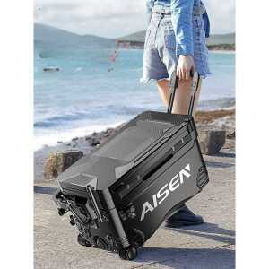 2023 낚시 아이스박스 캐리어 쿨러 40L 로드 거치 의자 등받이 도보권 갈치 풀치 한치 미끼