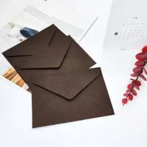 편지봉투 다크브라운 1P 고급 봉투 청첩장 (WFGT9D2)