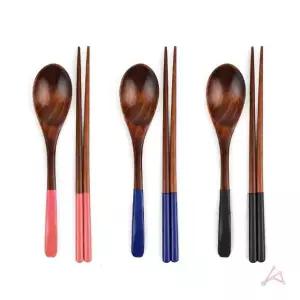 옷칠 수저세트 세트 젓가락 숟가락 나무 원목수저 (WFGTJ2I)