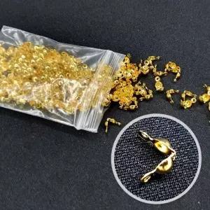 누름볼 공예부자재 올챙이캡 골드 (WFGTFJM)