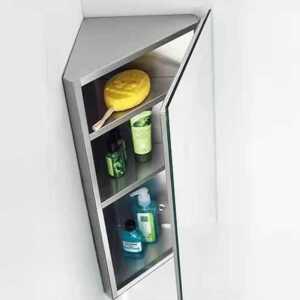 욕실 코너 수건장 정리대 화장실 유리문 거울장 수납장 벽걸이 캐비닛