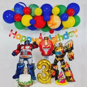 스마일파티 헬로 카봇 풍선 생일파티세트