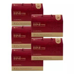 종근당건강 홍삼녹용 프리미엄 50ml x 30포 x 5박스 /Hb