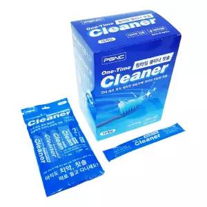 일회용 여행용 치약코팅칫솔 원타임 클리너 칫솔 50개