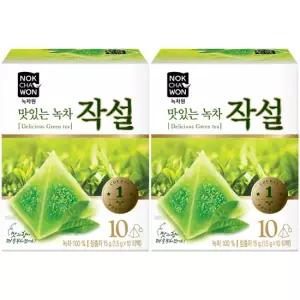 녹차원 국산 녹차 작설 10T x 2개 그린티 작설차