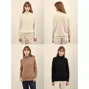 갤러리아 올리비아로렌 하이넥 캐시미어 니트 VOBBL4W9321