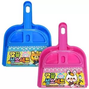 (12개) 깔끔 청소 세트/입학/어린이/도구/빗자루/신학기/학생/쓰레받기/미니/키즈/준비물/책상/초등