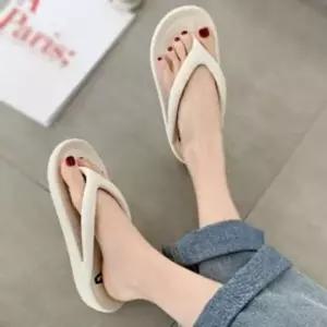 여자 슬리퍼 키높이 여름 쿠션 홈용 여성쪼리 해변슬리퍼 스트랩쪼리 비치슈즈 이쁜쪼리