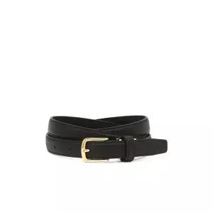 [롯데백화점]헤지스ACC [길이조절가능]블랙 골드버클 여성벨트HJBE5F491BK