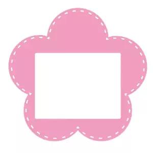 가꿈 초등 명찰 꽃 분홍 10개입 NO.078/이름표/학생/입학식/집게/책상/목걸이/어린이집/네임택/케이스/유아