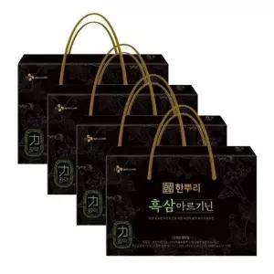 CJ 한뿌리 흑삼아르기닌병 10입X4개/명절선물세트/추석선물