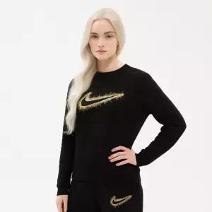 [나이키]나이키 골드 빅스우시 여성 기모 루즈핏 맨투맨티셔츠 S M