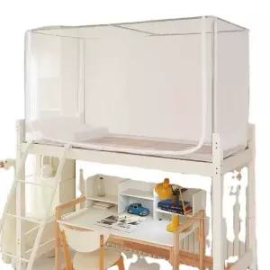 침대텐트 실내 기숙사 보온 암막 2층 커튼 접이식 고시원