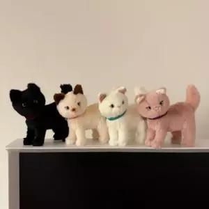 아트박스 콤비니 [선레몬] 서있는 졸리 고양이 인형 부드러운 애착