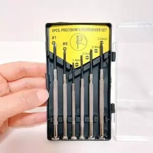 미니 드라이버 세트 정밀 수공구 십자 일자 (WFK597O)