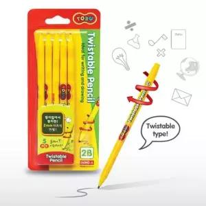 동아 트위스터블 연필 2B 5본 2mm심 (WFK7HUO)