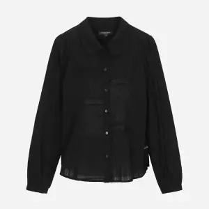 [롯데백화점]써스데이 아일랜드 소재 믹스 셔츠형 블라우스 T256MBL162W