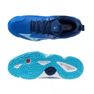 [미즈노](하남점) 남여공용 대표 쿠셔닝 배드민턴 배구화 웨이브 모멘텀3 V1GA231201 블루 WAVE MOMENTUM3