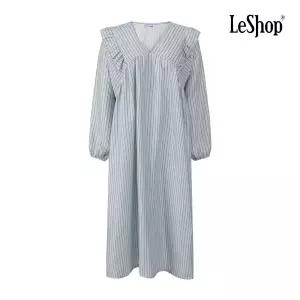 [롯데백화점]르샵 V넥 러플 스트라이프 원피스 BPAOP002A