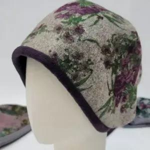 [애슬릿] 겨울 비니 중년 여성 엄마 할머니 얇은 모자 실내 국산