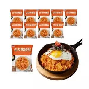 한우물 김치 볶음밥 250g x 10개 맛있는 한끼식사 /J