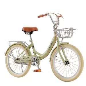 접이식 자전거 타이어 여성용 캠퍼스 복고풍 통근차 소형 가족용 성인용 대학생 자동차