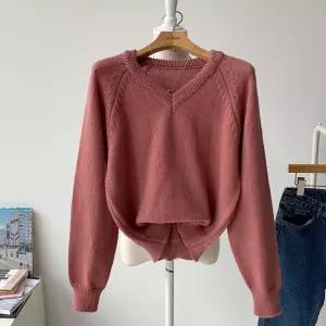 [여유핏/컬러예쁨~!] 레몬젤 데일리 헤라시 브이넥 니트 티셔츠