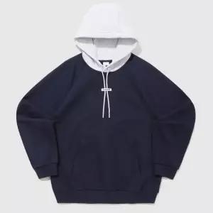 르꼬끄 공용 에센셜 루즈 기모 후드 B1 QQ423LHDO2 DNV DRD IVY