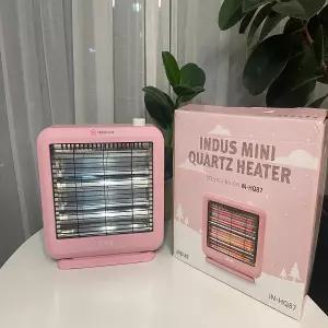 [인더스 2단 미니 쿼츠 전기히터 IN-HQ87]석영관/스토브/가정/사무실/독서실/발난로등