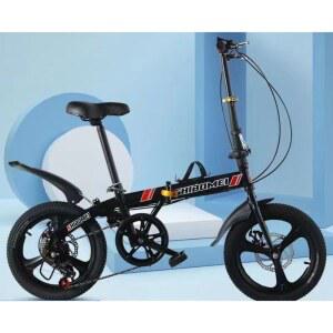 접이식 자전거 주니어 초경량 소형 경량 블랙 미니벨로 마실용