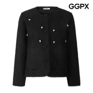 [GGPX] 포켓 날개사 퍼 진주 가디건 (GPBKG008F)