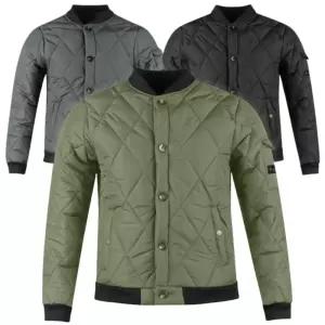 베이직 퀼팅 데일리 남성 패딩 블루종 점퍼 중년남자 파3 아우터 시즌