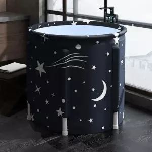 (접이식 사은품) 홈 사우나 욕조 반신욕 미니 사우나 덮개+욕조 위생 비닐 5장+엉덩이 쿠션/접이식/소형