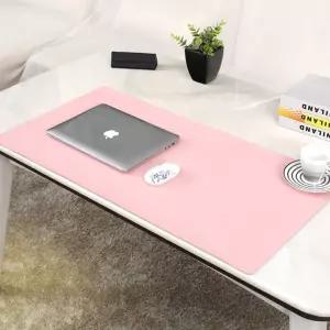 책상커버 컴퓨터 책상 매트 90X45 (핑크)/마우스/테이블/키보드/마우스패드/깔판/덮개/커버/메트/데스크탑