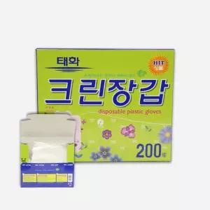 위생 200매 태화 비닐장갑 크린장갑