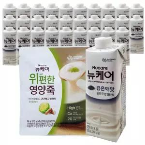 뉴케어 검은깨맛 200mL 30팩+위(we)편한 영양죽 1포 완전균형영양식