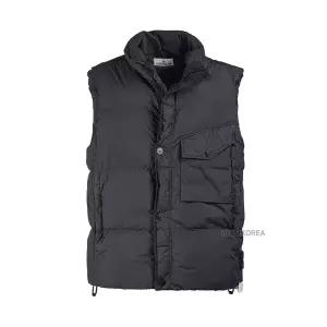 [스톤아일랜드] FW25 남성 크링클 렙스 패딩 조끼 K2S15G100003 S0A23 V0029