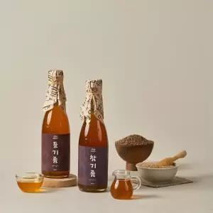 백년본가 고소한 방앗간 저온압착 참기름&들기름 350ml