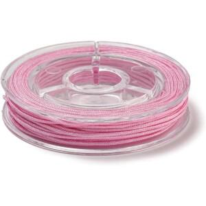 10롤 0.8mm 8야드 나일론 새틴 코드 래틀 트림 실  매듭술 쿠미히모 비딩 마크라메 보석 제작용 바느질