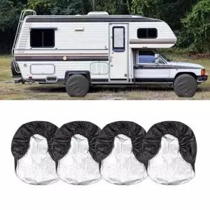 현이몰 자동차 장기주차 타이어 커버 방진방수 캠핑카 S 4PCS 차량 타이어커버 장기보관 4개입