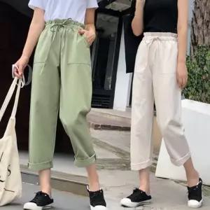 고품질 여성반바지 여름핫팬츠 반바지코디 5부반바지 면바지 (WFJ46RD)