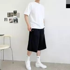 밴딩 신상 7부 빅사이즈 5부 남자반바지 반바지코디 (WFJ4XR5)