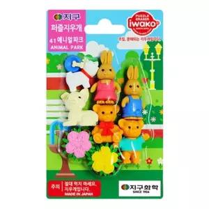 고품질 퍼즐 지우개 완구 애니멀파크 화학 지구탐험 오락용 (WFJPBB4)