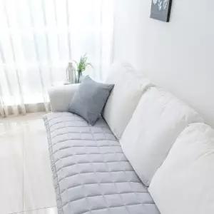 뉴크레용 냉감 3인용 쇼파패드 65x180cm 그레이 여름 소파 커버 덮개 (WFJ5QE2)