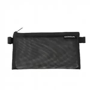 메쉬 파우치 지퍼 다용도 미니파우치 검정 (WFJPVKX)