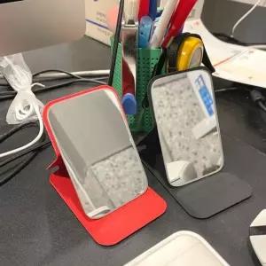 접이식 휴대용 탁상 거울 공간 절약형 파우더미러 메이크업 (WFJ5U01)