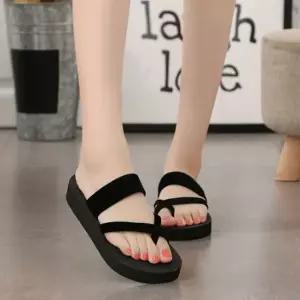 발편한 여자 슬리퍼 신발 스트랩 쪼리 캐주얼 슈즈 (WFK47O1)