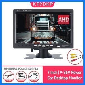 차량 후면보기 카메라 주차 백업 역방향 4.3/5/7 인치 TFT LCD 디스플레이 용 화면이있는 KTYDKP 자동차 AH