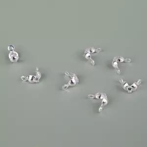 비즈공예 자재 실버 올챙이캡 키링 마감용 부자재 (WFJ6UUG)