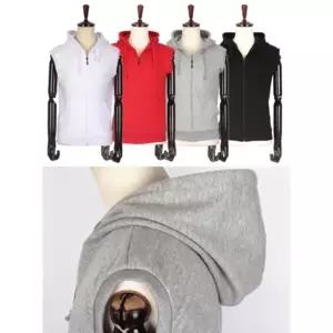 고품질 겨울 빅사이즈 보온 후드집업 캐쥬얼티셔츠 방한 (WFJREKT)